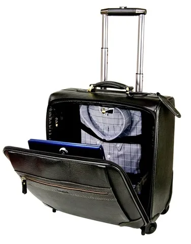 leather trolley luggage