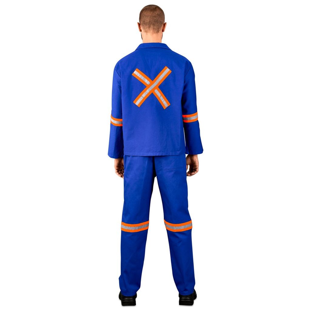Technician Conti Suit Orange Reflective With Back