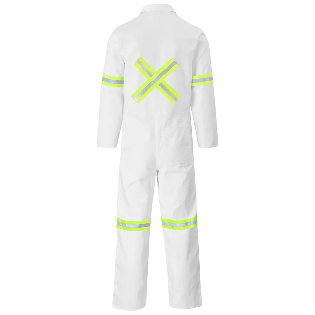 Polycotton Boiler Suit Arms Leg Back YW Tape
