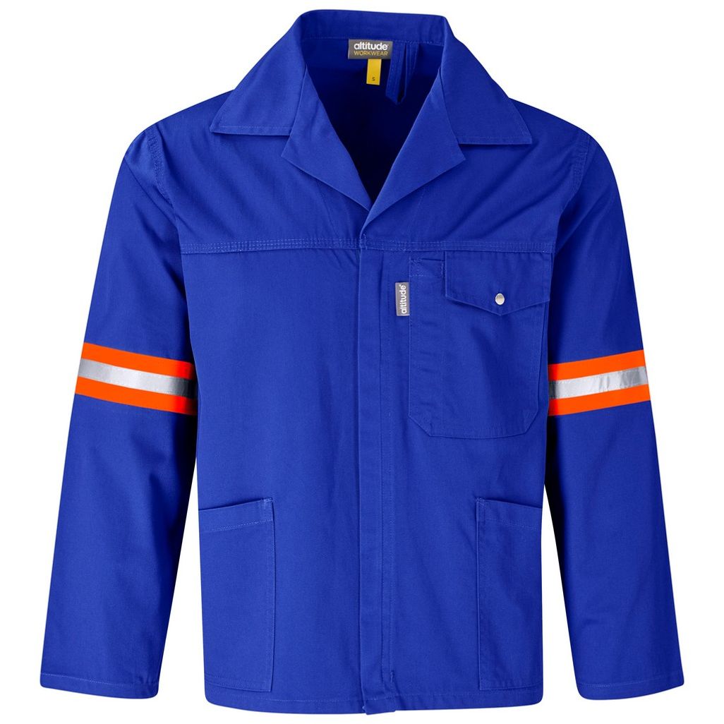 Site Premium Jacket Orange Reflective With Back