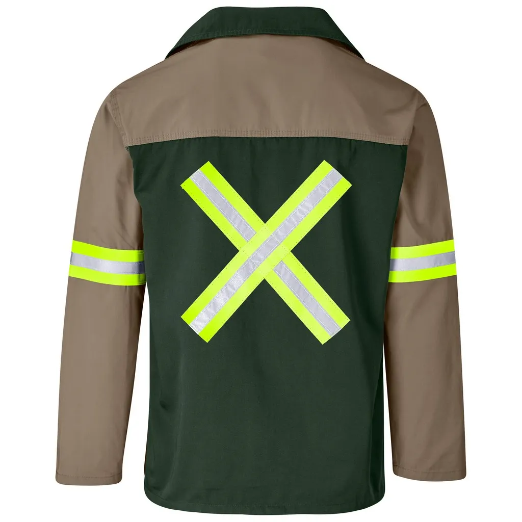 Polycotton Two Tone Jacket Arms And Back YW Tape