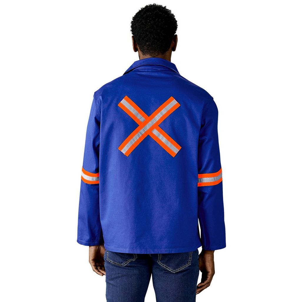 Artisan Premium Jacket Orange Reflective With Back