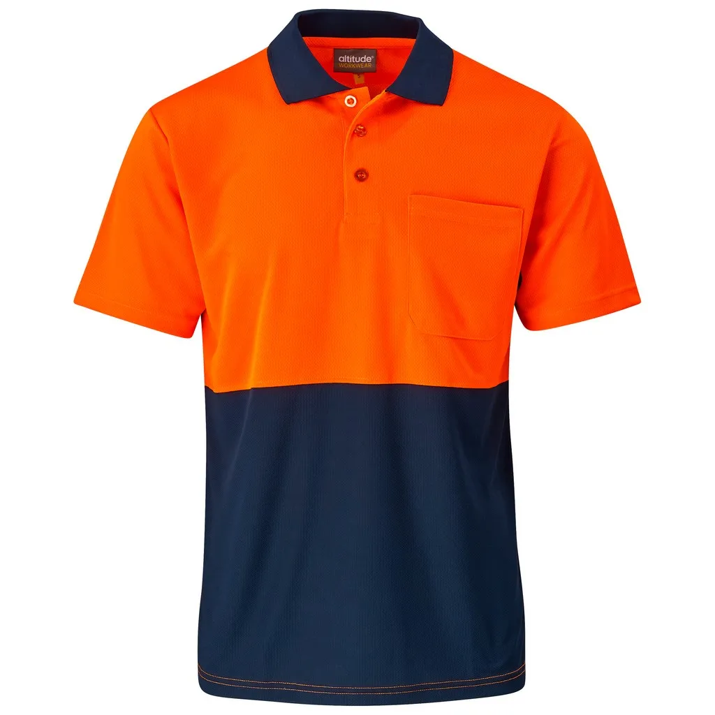 Inspector Two Tone Hi Viz Golf Shirt