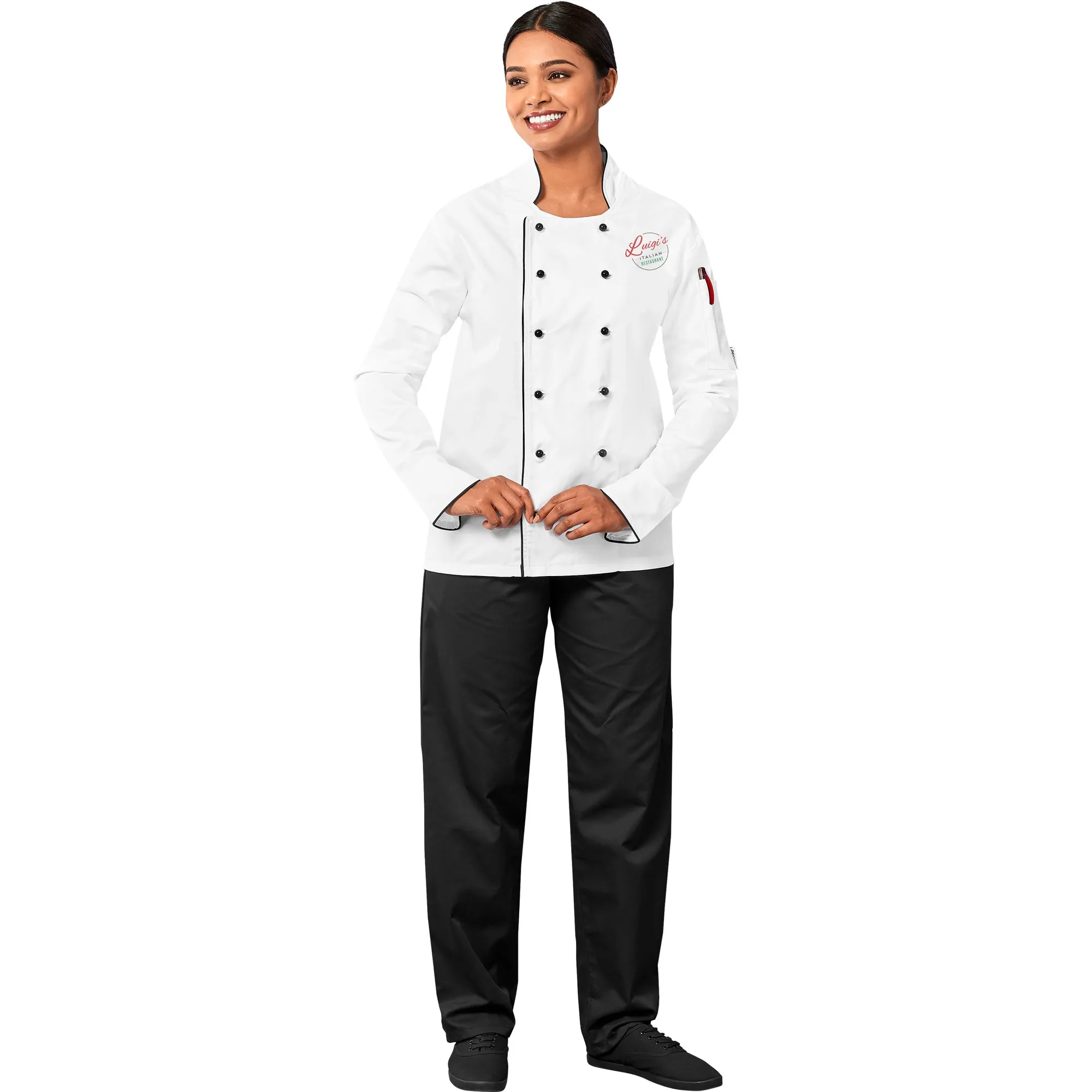Unisex Long Sleeve Dijon Chef Jacket