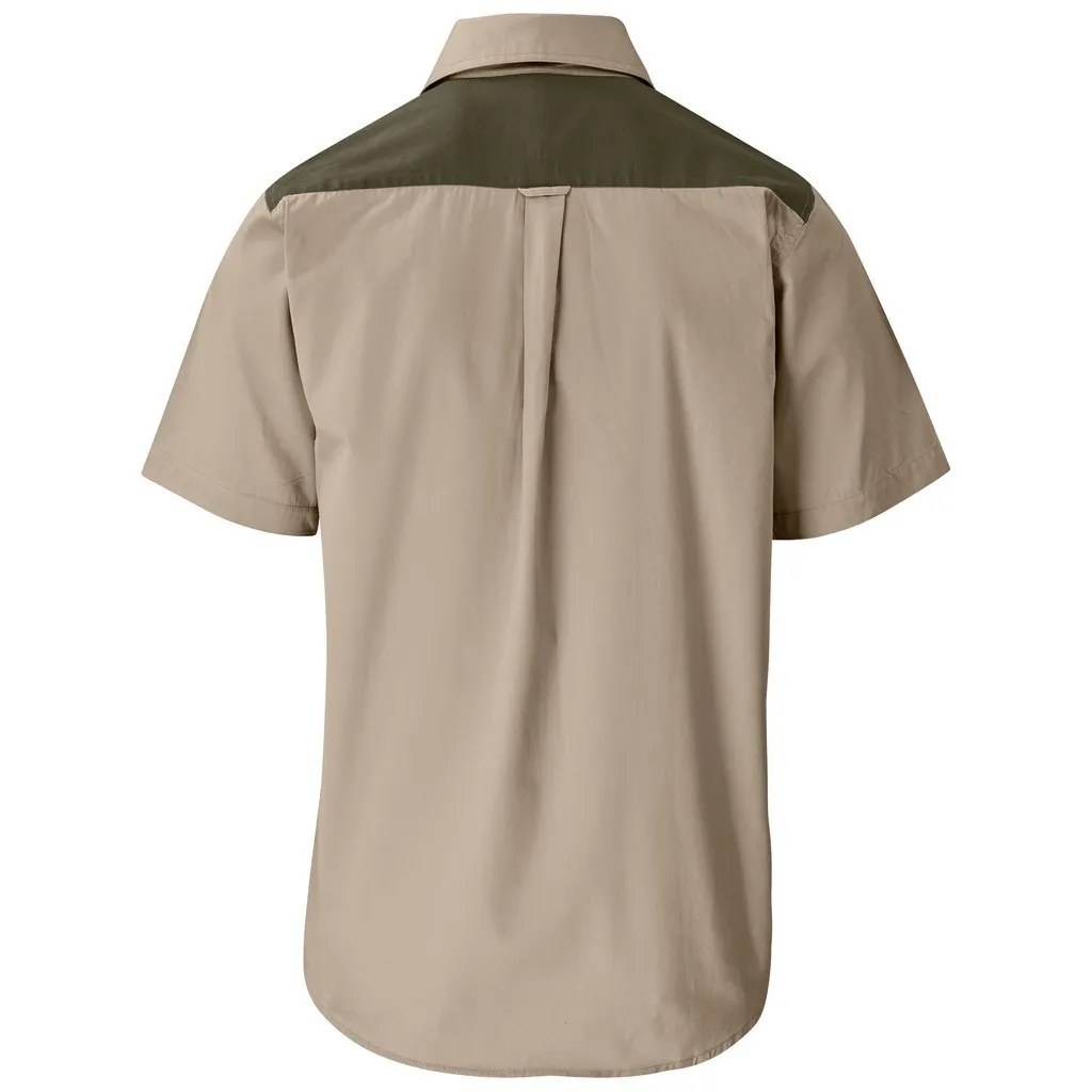 Mens Short Sleeve Serengeti 2 Tone Bush Shirt
