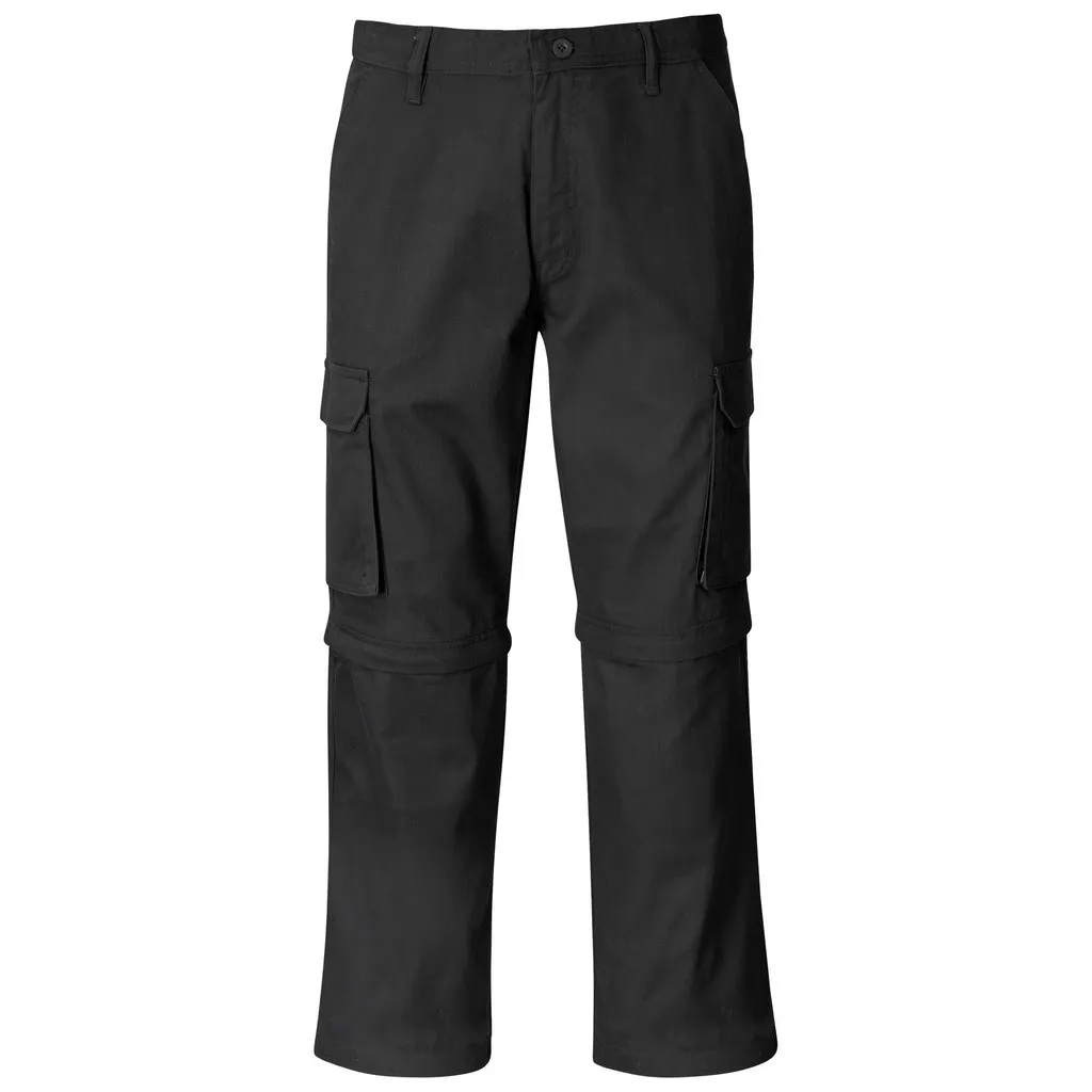Mens Cargo Zip Off Pants