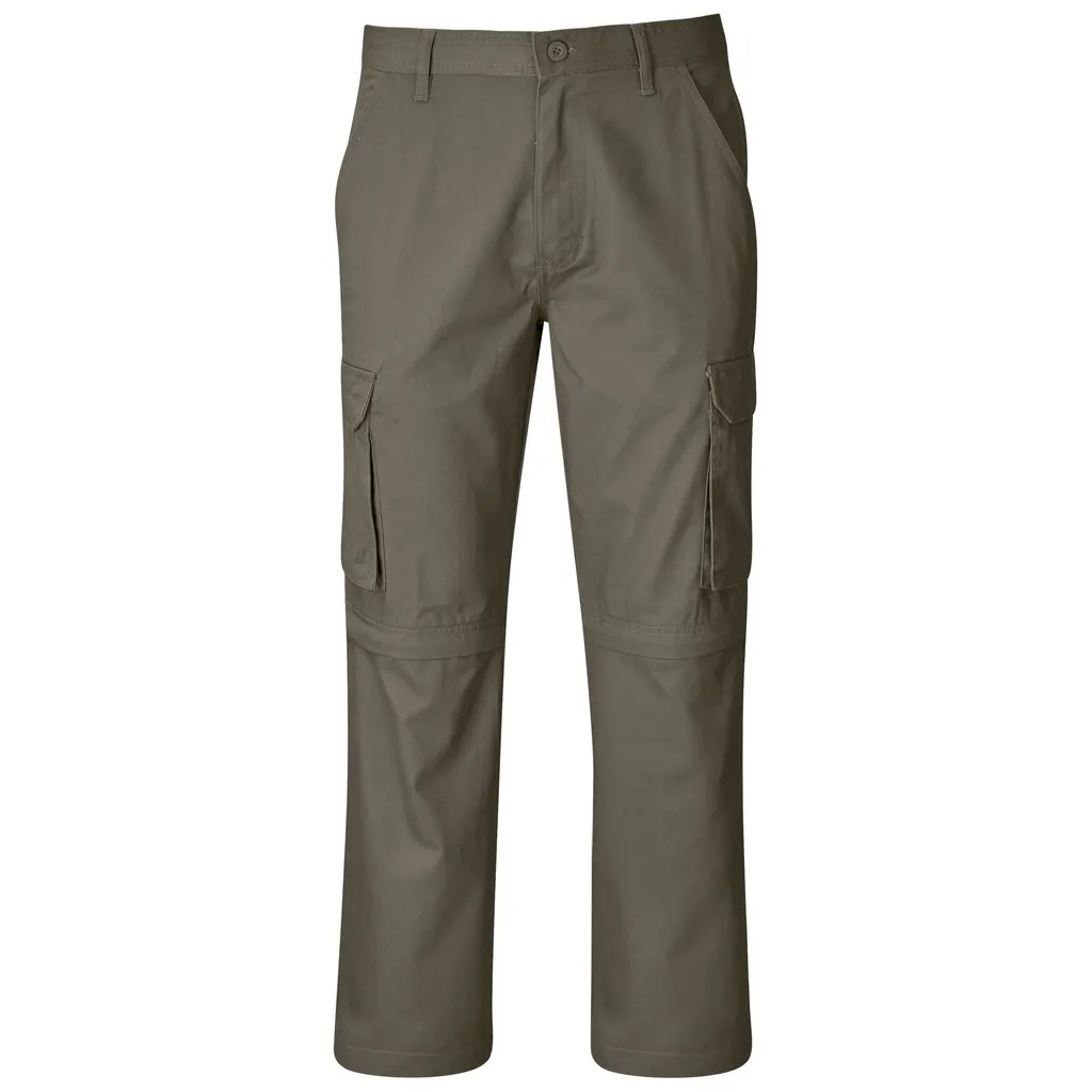 Mens Cargo Zip Off Pants