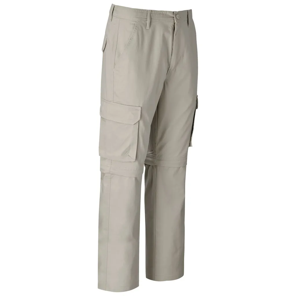 Mens Cargo Zip Off Pants