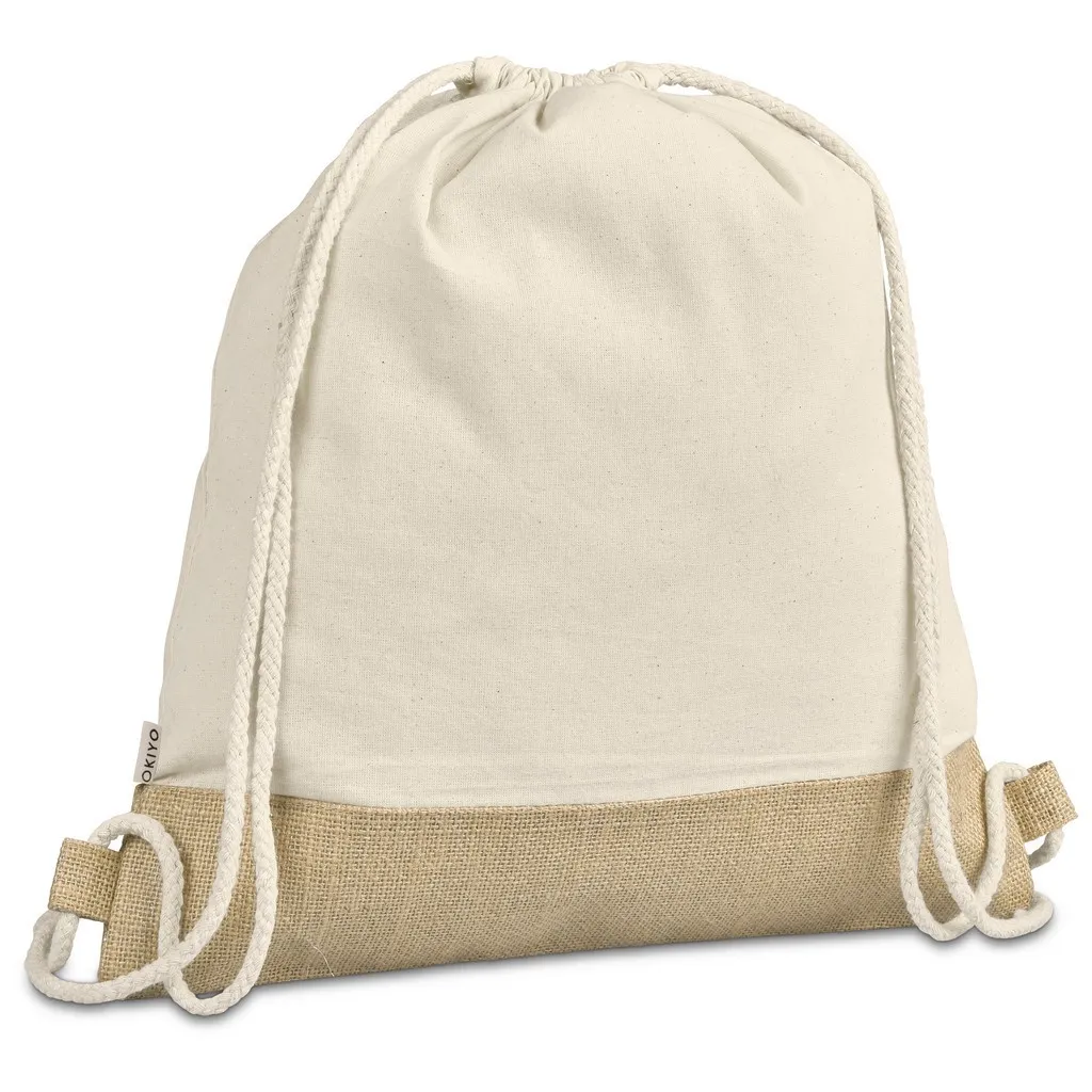 Okiyo Bijin Jute And Drawstring Bag