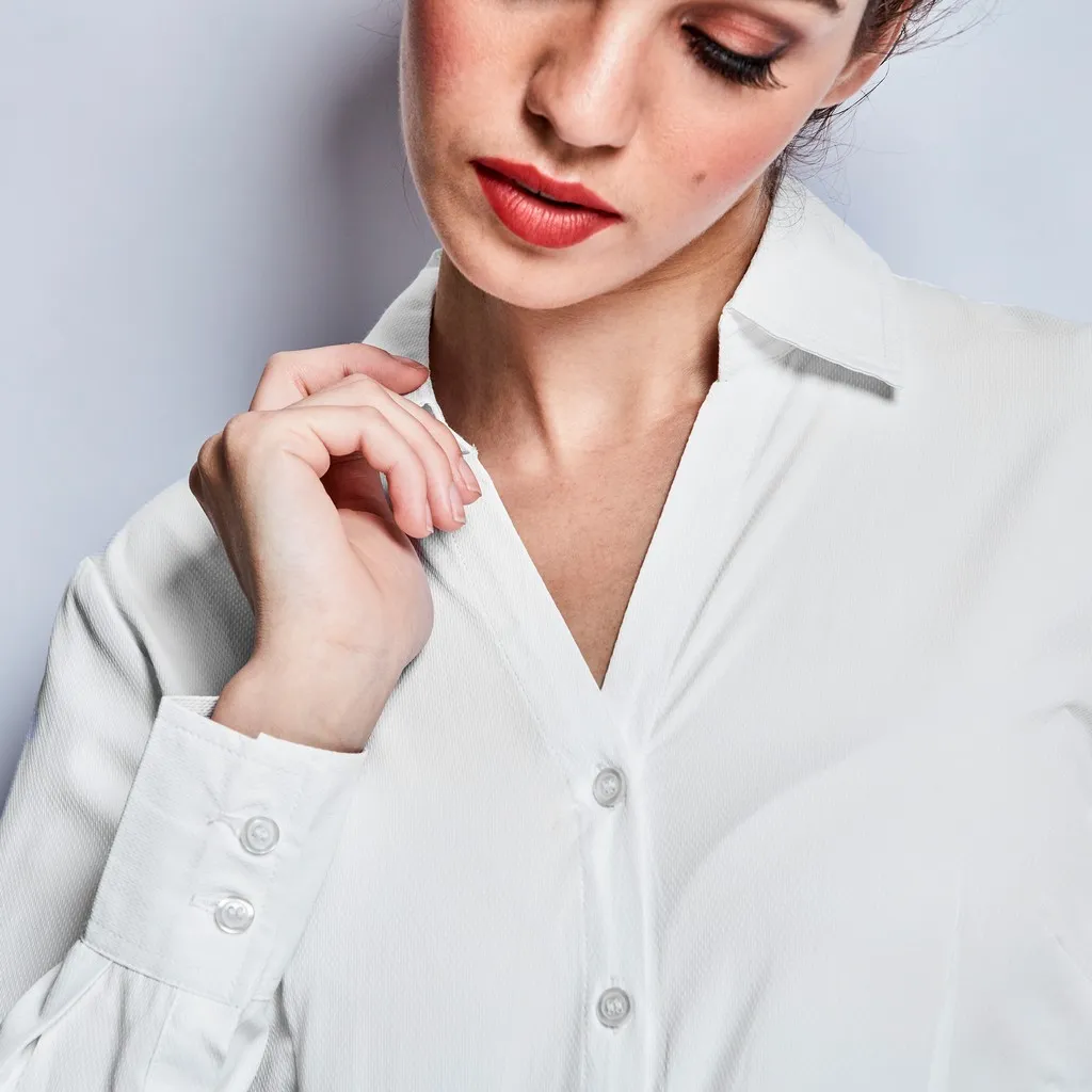 Threaded Pear Caroline Long Sleeve Shirt Long Sleeve Top