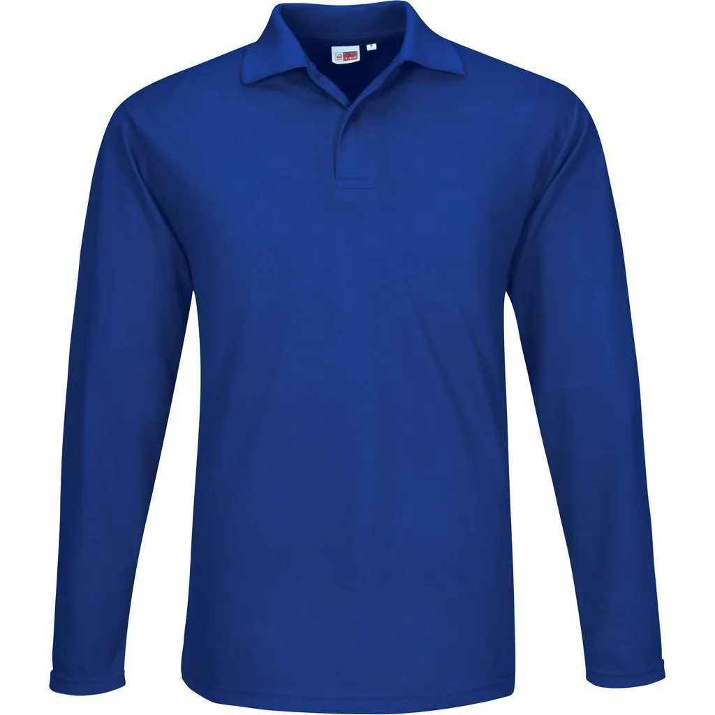 Mens Long Sleeve Elemental Golf Shirt