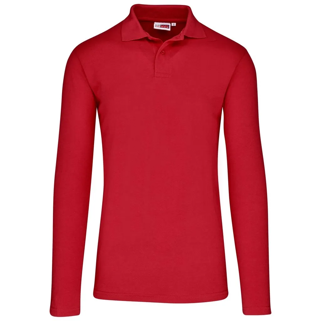Mens Long Sleeve Elemental Golf Shirt