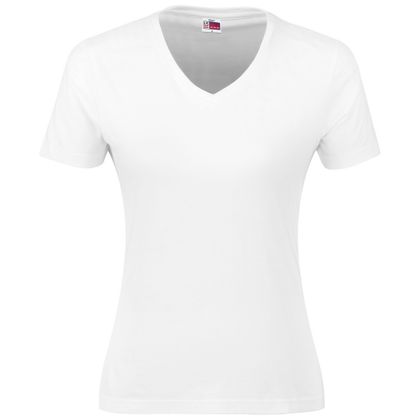 Ladies Super Club 165 V Neck T Shirt