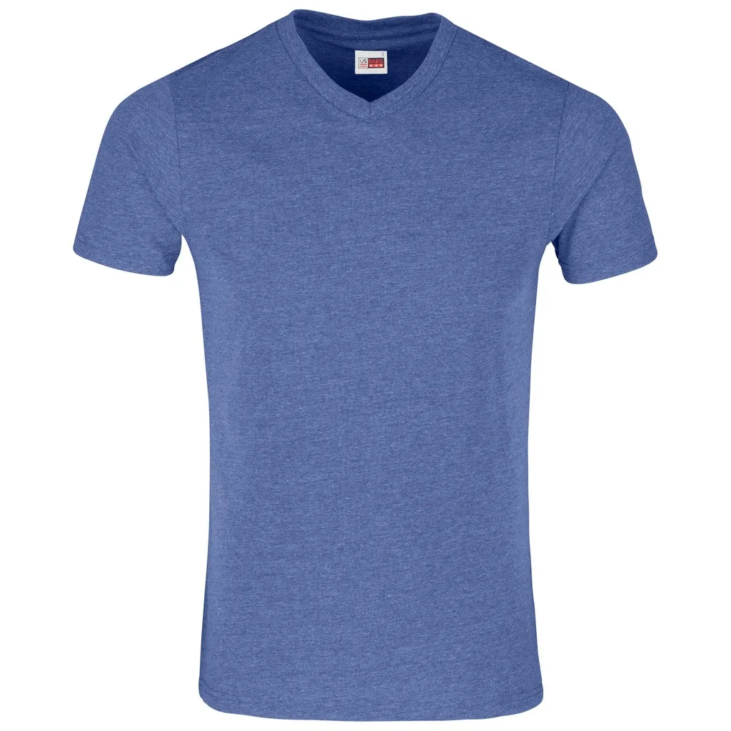 Mens Michigan Melange V Neck T Shirt
