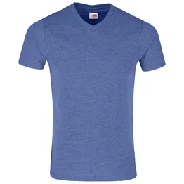 Mens Michigan Melange V Neck T Shirt