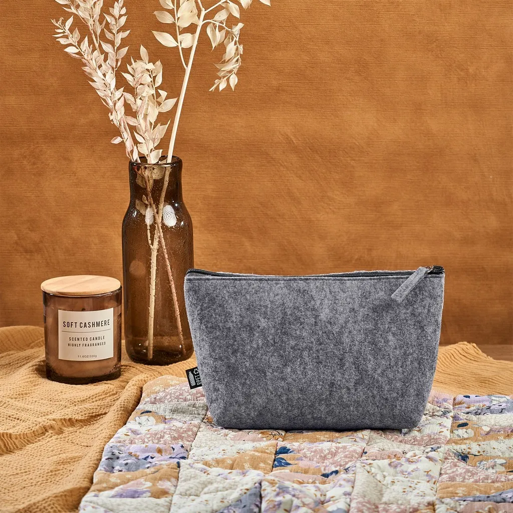 Okiyo Kesho Recycled Pet Felt Accessory Bag