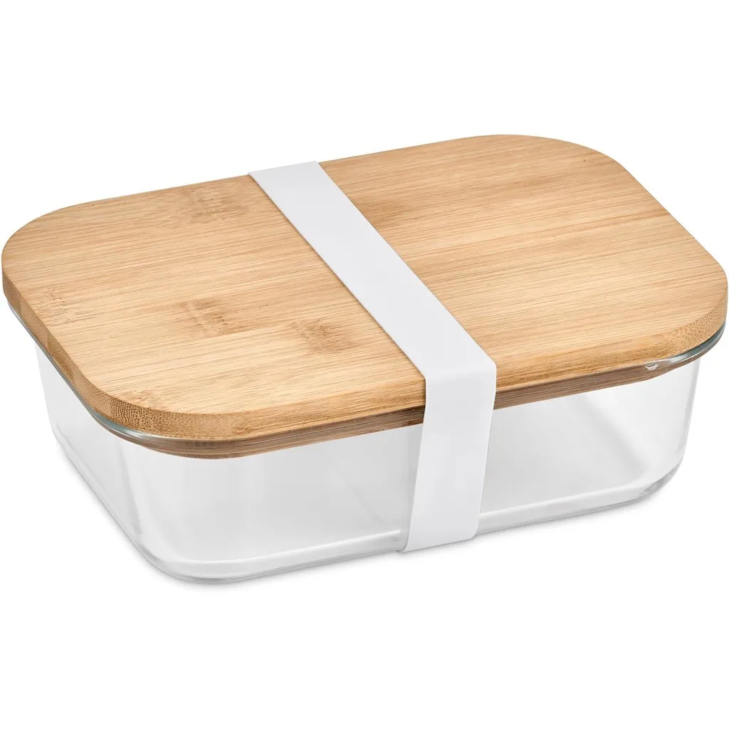 Okiyo Moshi Glass And Bamboo Lunch Box