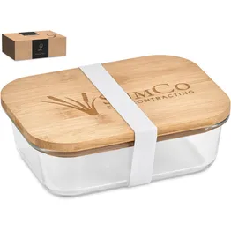Okiyo Moshi Glass And Bamboo Lunch Box