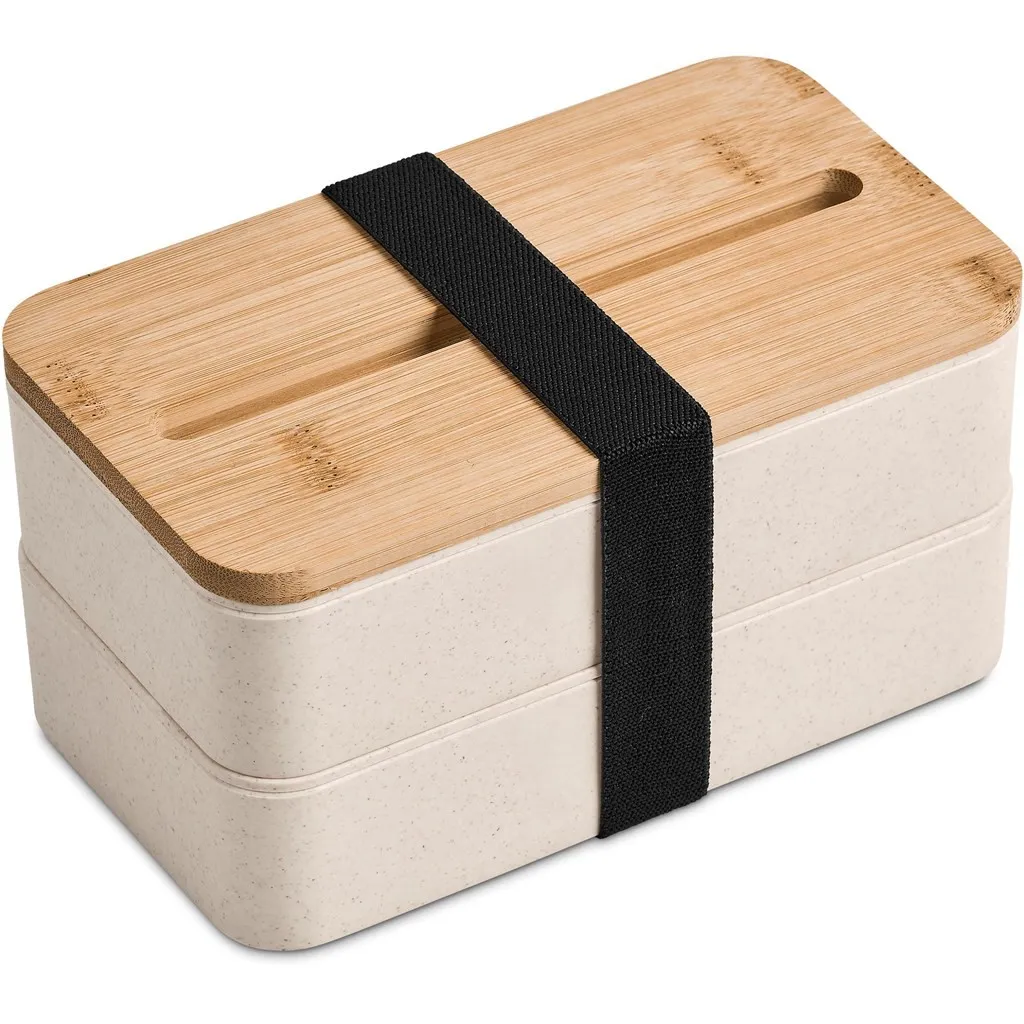 Okiyo Dura Wheat Straw Lunch Box And Phone Stand
