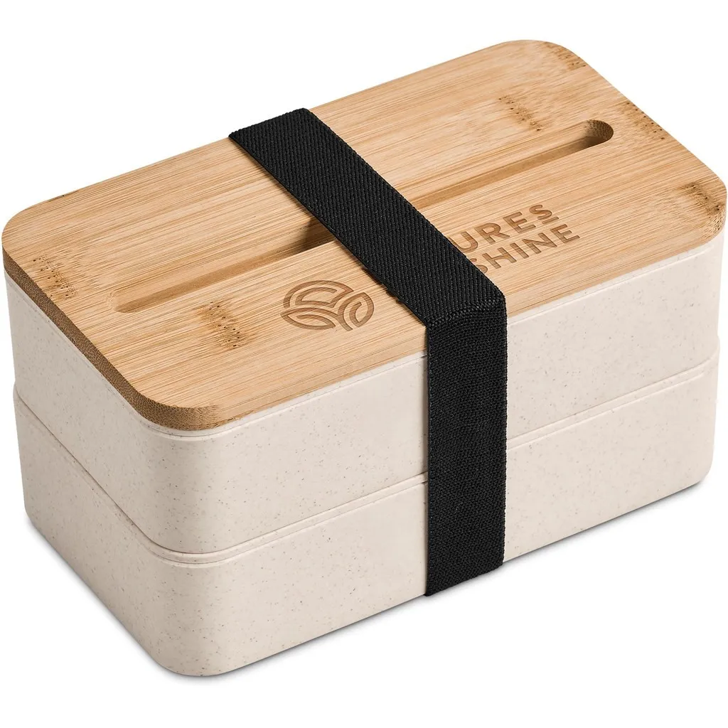 Okiyo Dura Wheat Straw Lunch Box And Phone Stand