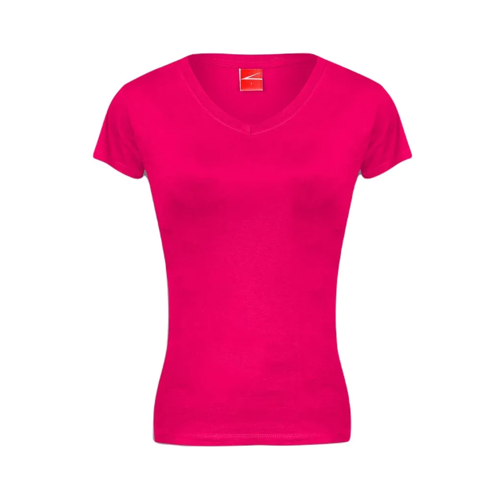 FWRD Ladies Fitted V Neck T Shirt