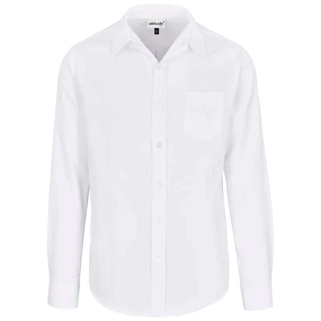 Mens Long Sleeve Oxford Shirt