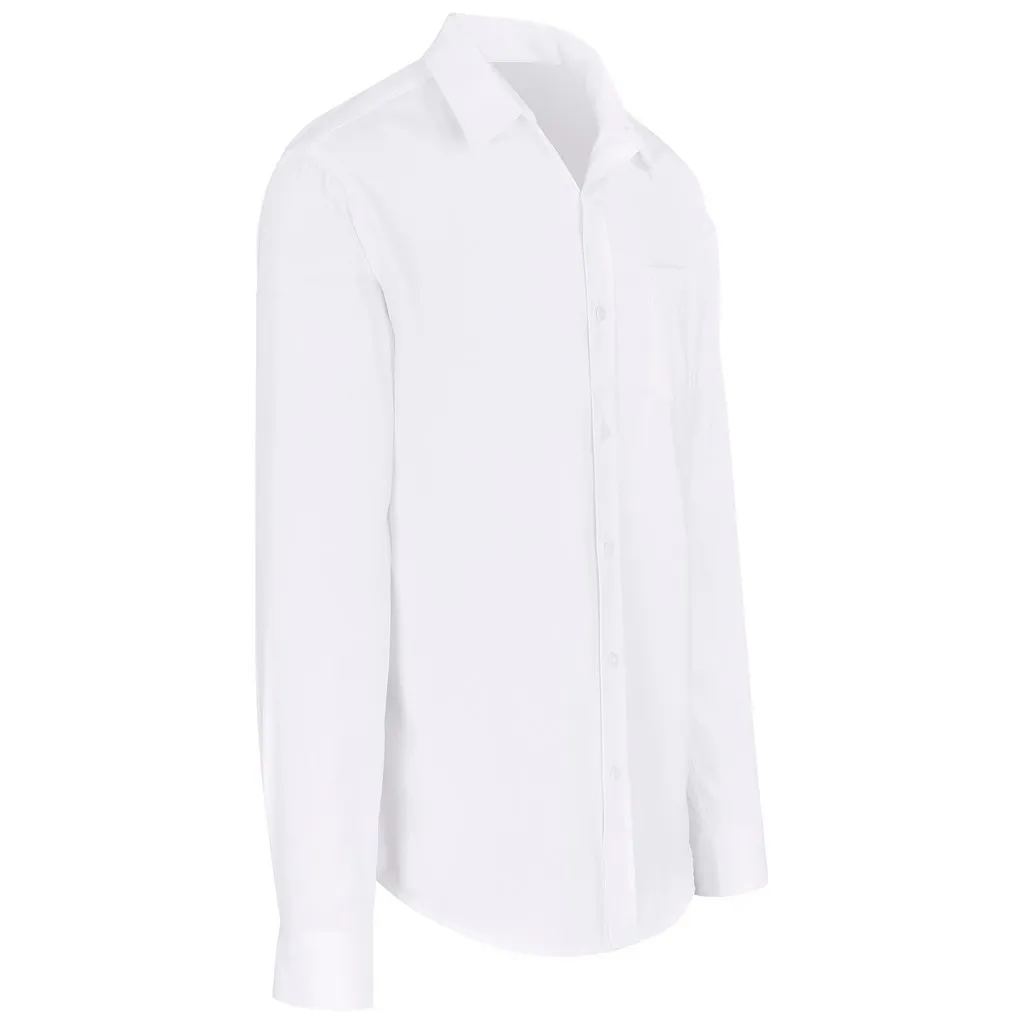 Mens Long Sleeve Oxford Shirt