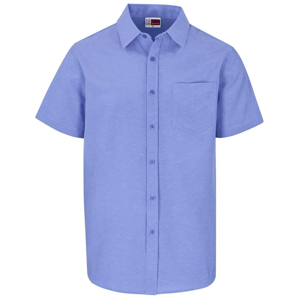 Mens Short Sleeve Oxford Shirt