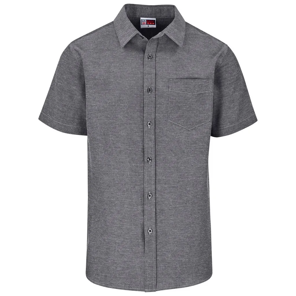 Mens Short Sleeve Oxford Shirt