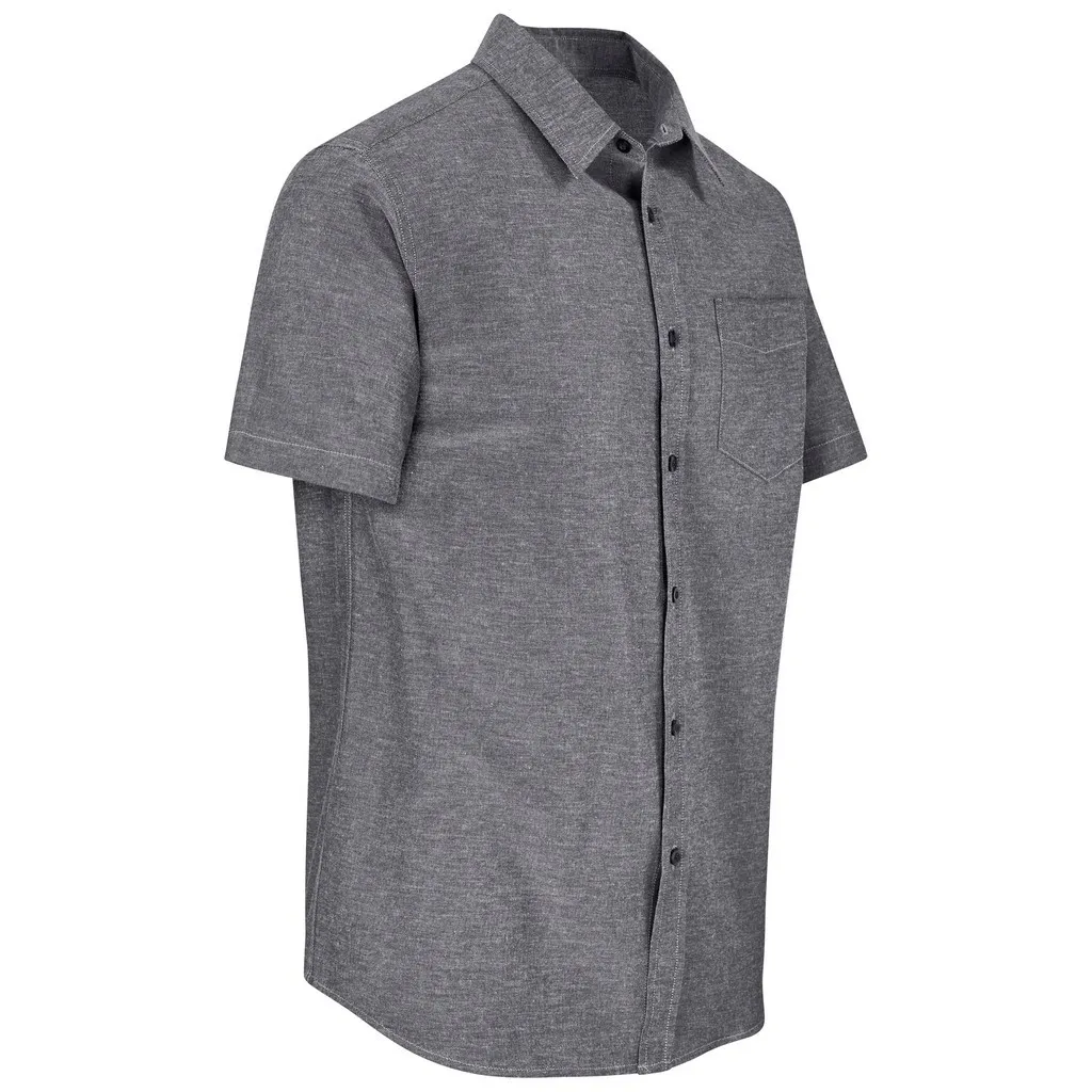 Mens Short Sleeve Oxford Shirt