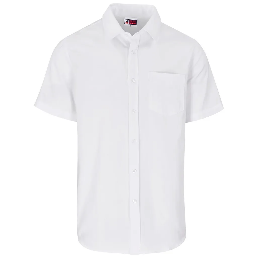Mens Short Sleeve Oxford Shirt