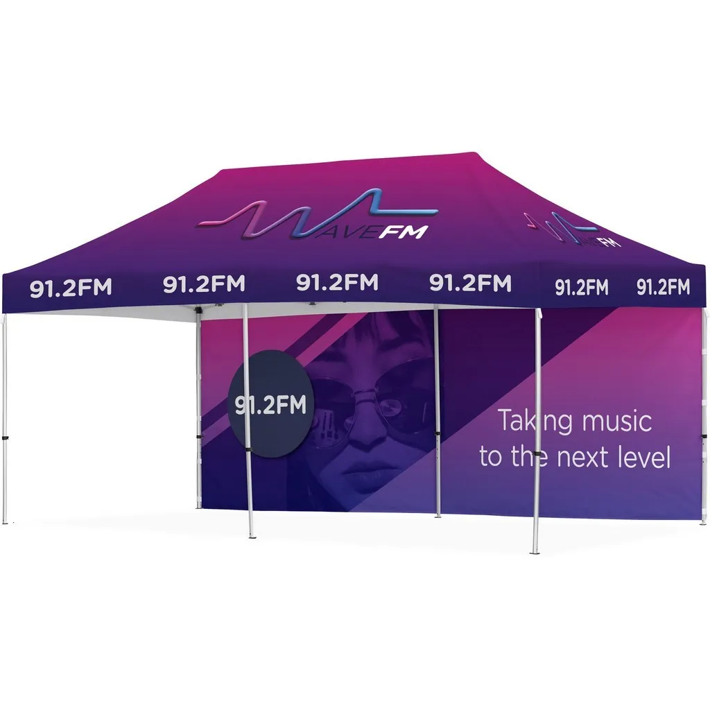 Ovation Gazebo 6 X 3m 1 Long Wall
