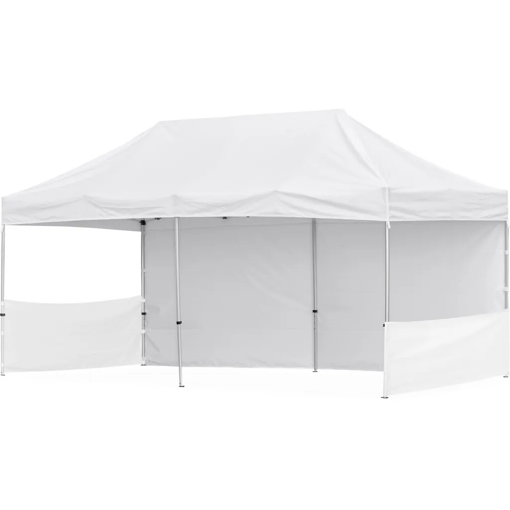 Ovation Gazebo 6 X 3m 1 Long 2 Short Half Wall