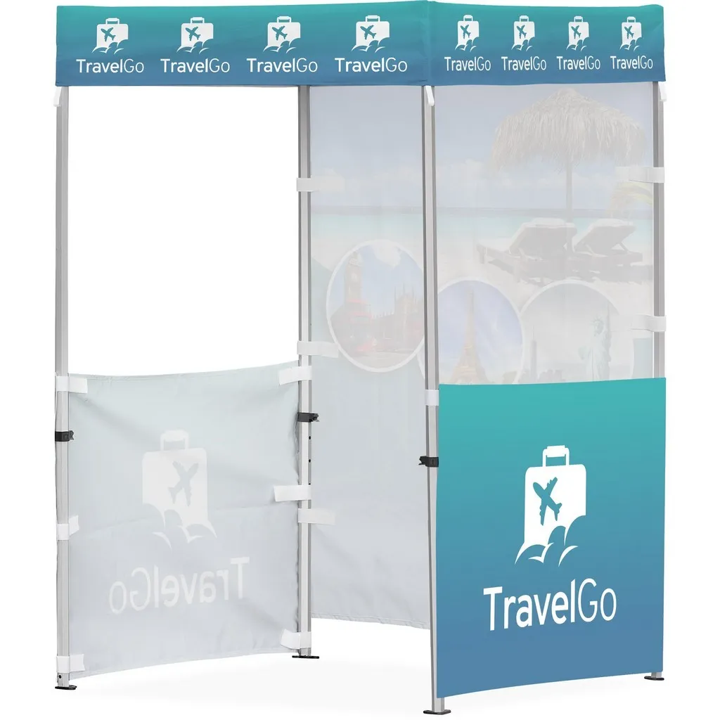 Ovation Gazebo 1.5 X 1.5m 1 Full 2 Half Wall