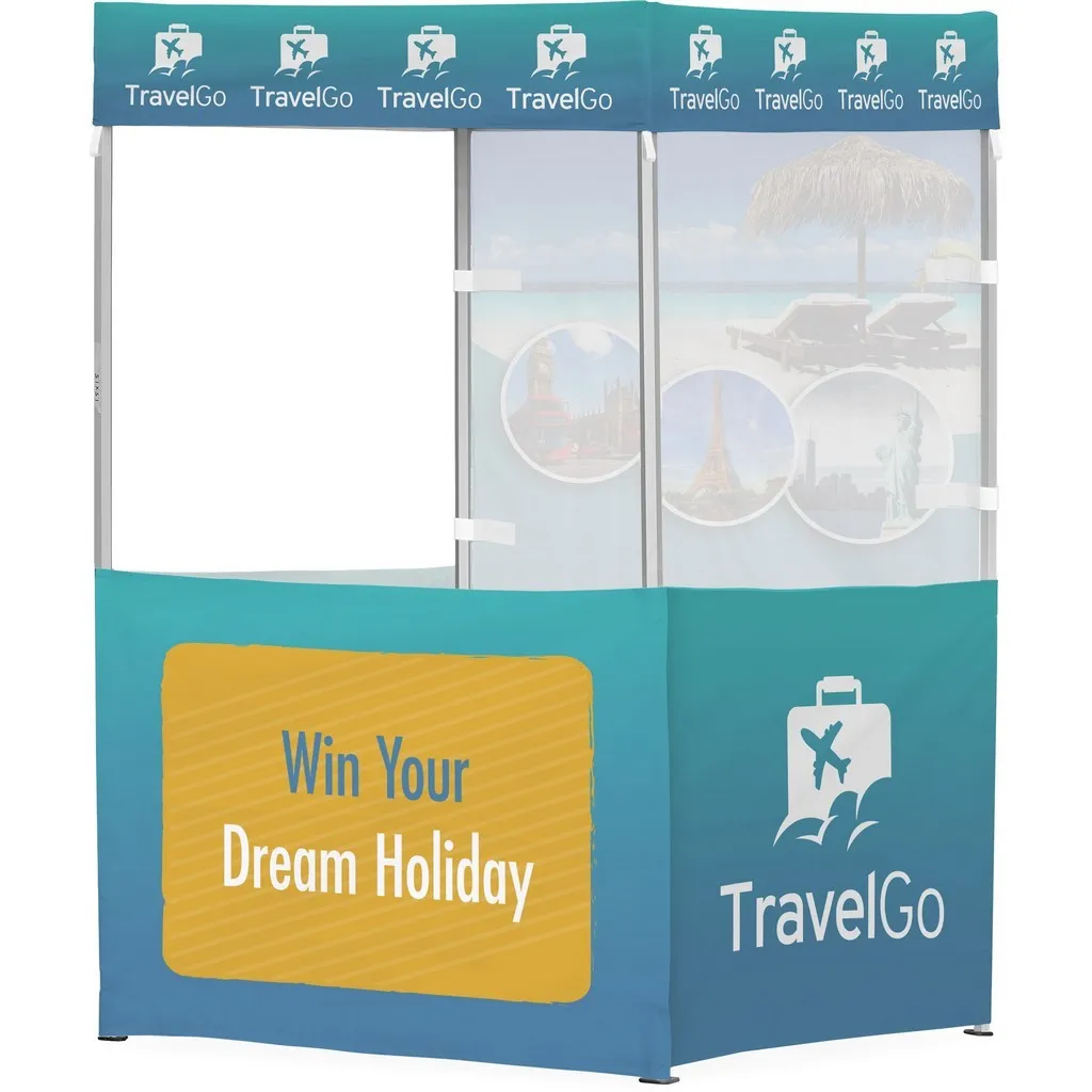 Ovation Gazebo 1.5 X 1.5m 1 Full 3 Half Wall