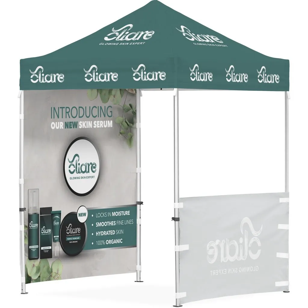 Ovation Gazebo 2 X 2m 1 Full 1 Half Wall