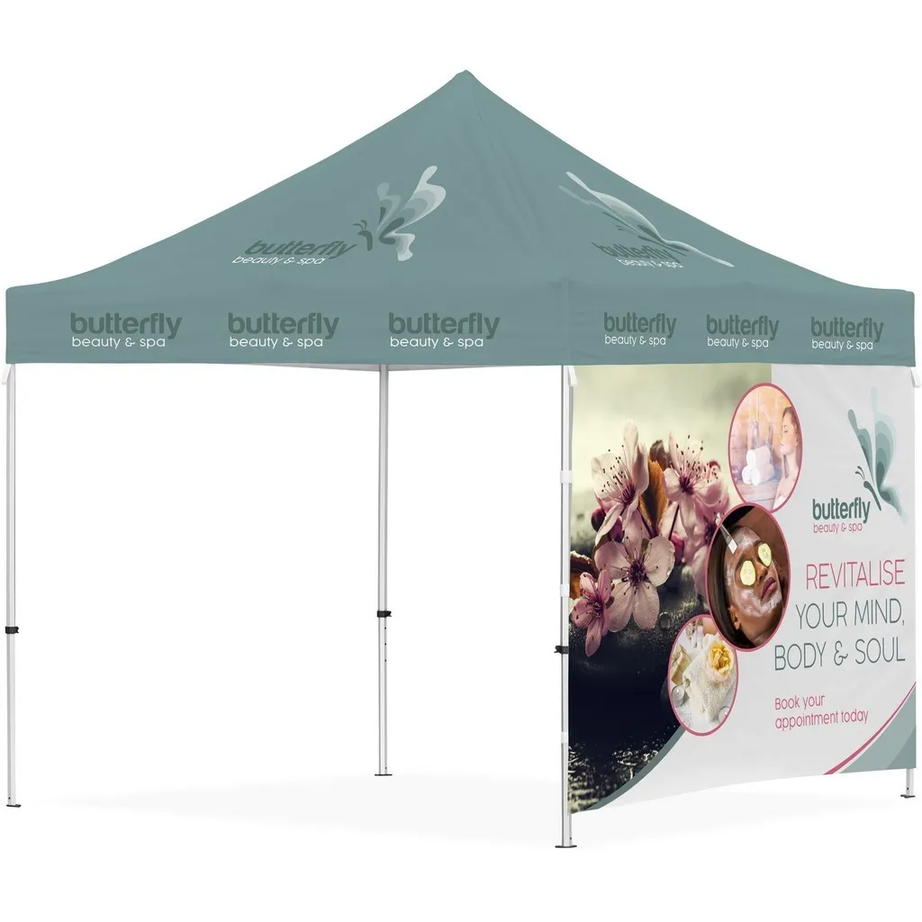 Ovation Gazebo 3 X 3m 1 Full Wall
