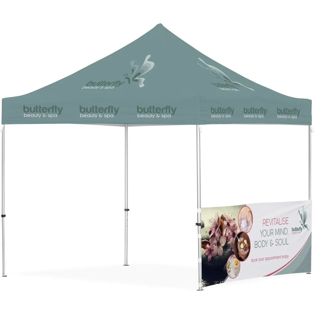 Ovation Gazebo 3 X 3m 1 Half Wall