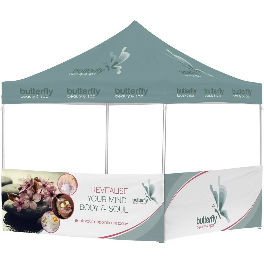 Ovation Gazebo 3 X 3m 2 Half Wall