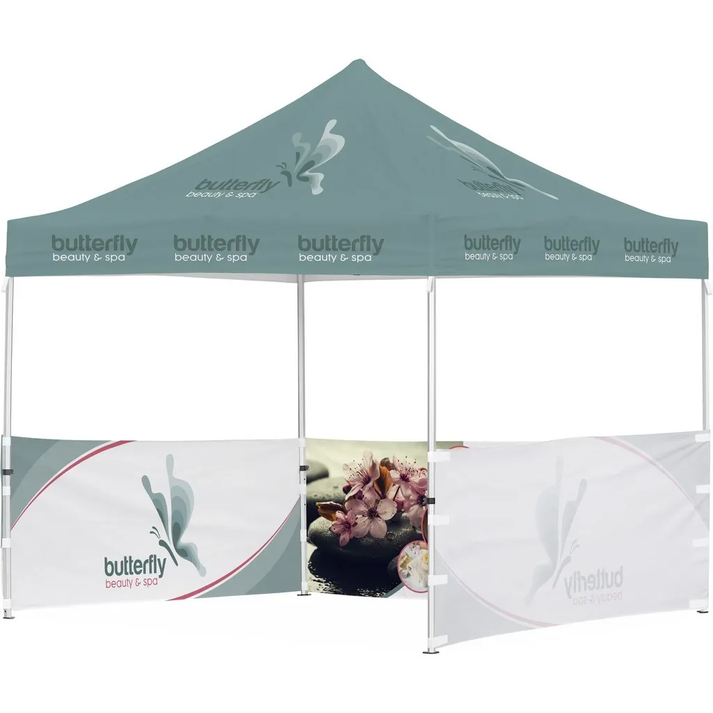 Ovation Gazebo 3 X 3m 3 Half Wall