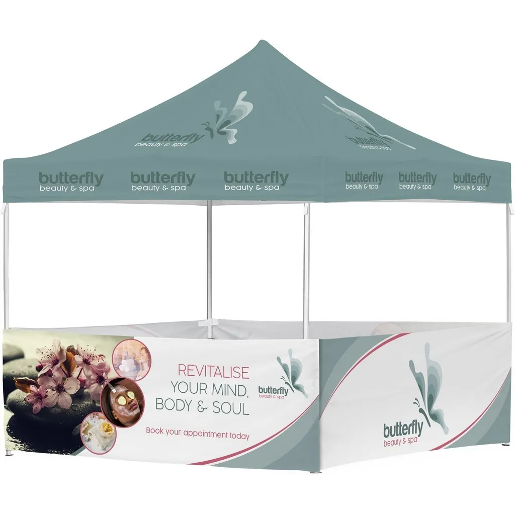 Ovation Gazebo 3 X 3m 4 Half Wall