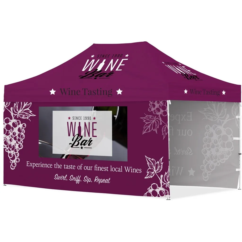 Ovation Gazebo 4.5 X 3m 2 Long Full Wall