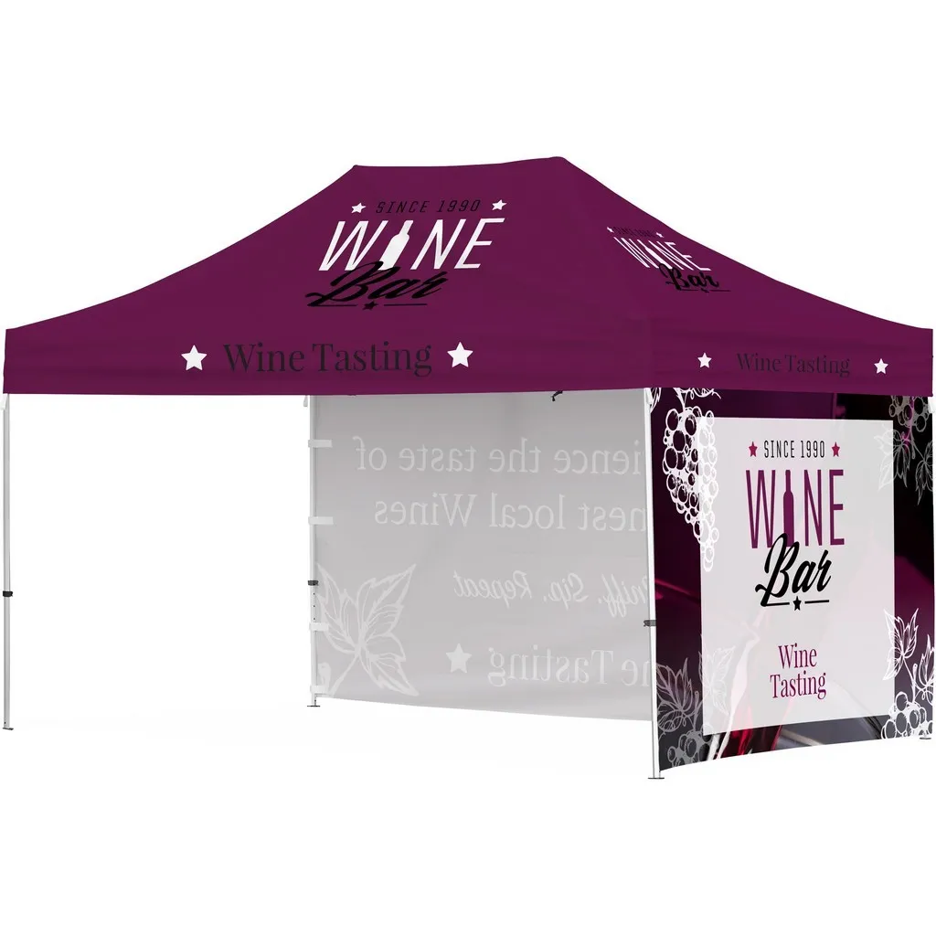 Ovation Gazebo 4.5 X 3m 1 Long 1 Short Full Wall