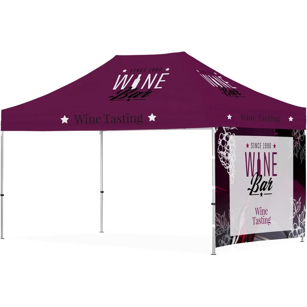 Ovation Gazebo 4.5 X 3m 1 Short Full Wall