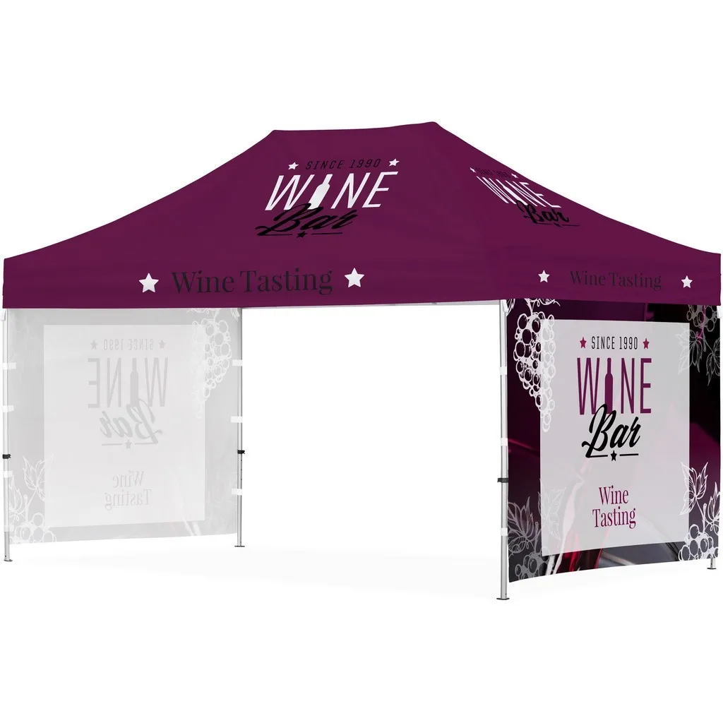 Ovation Gazebo 4.5 X 3m 2 Short Full Wall