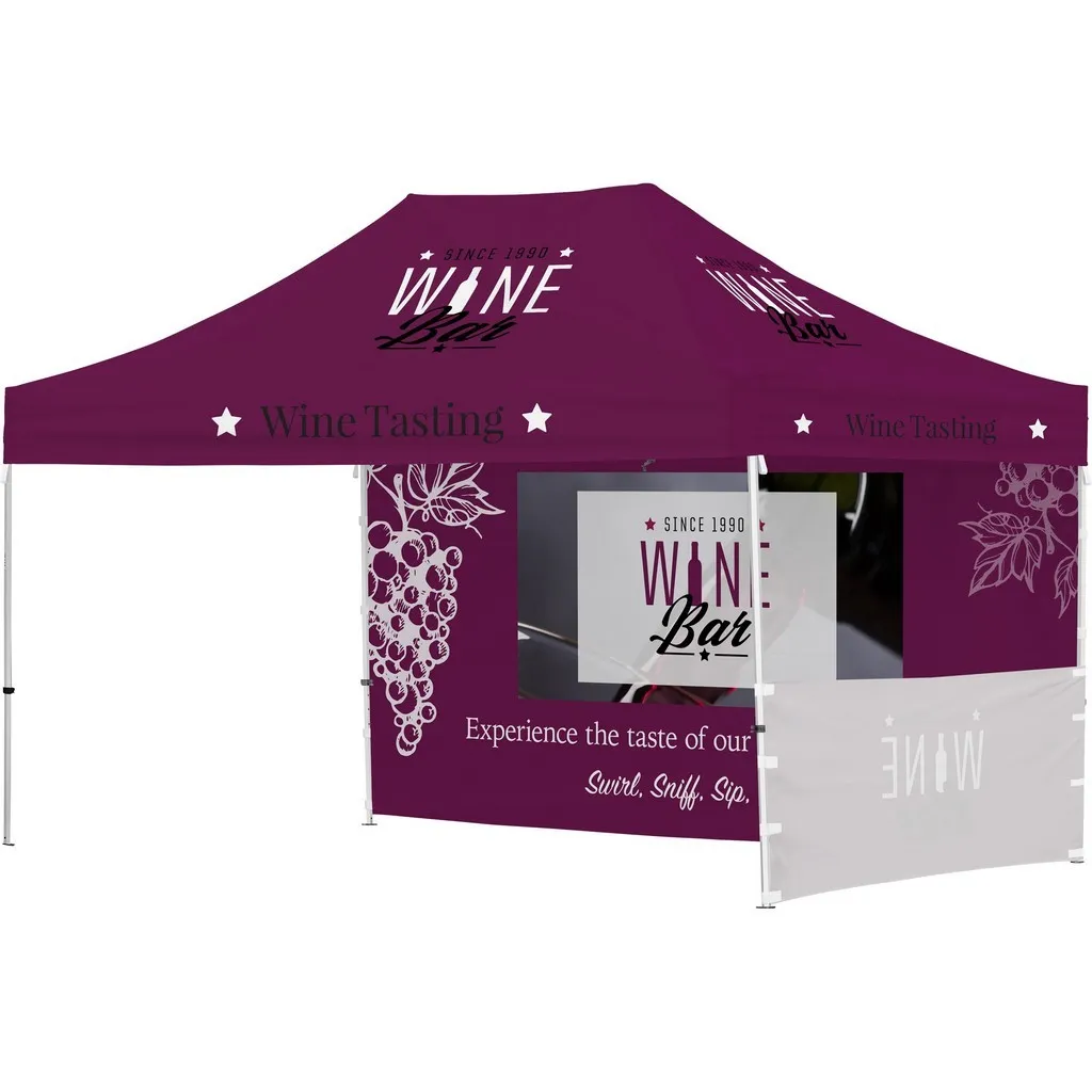 Ovation Gazebo 4.5 X 3m 1 Long 1 Short Half Wall