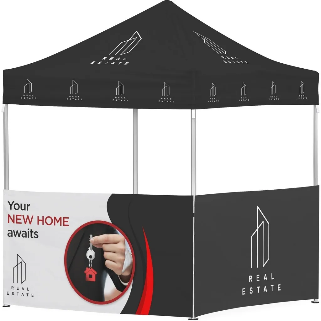 Ovation Gazebo 2 X 2m Petite Frame 2 Half Wall