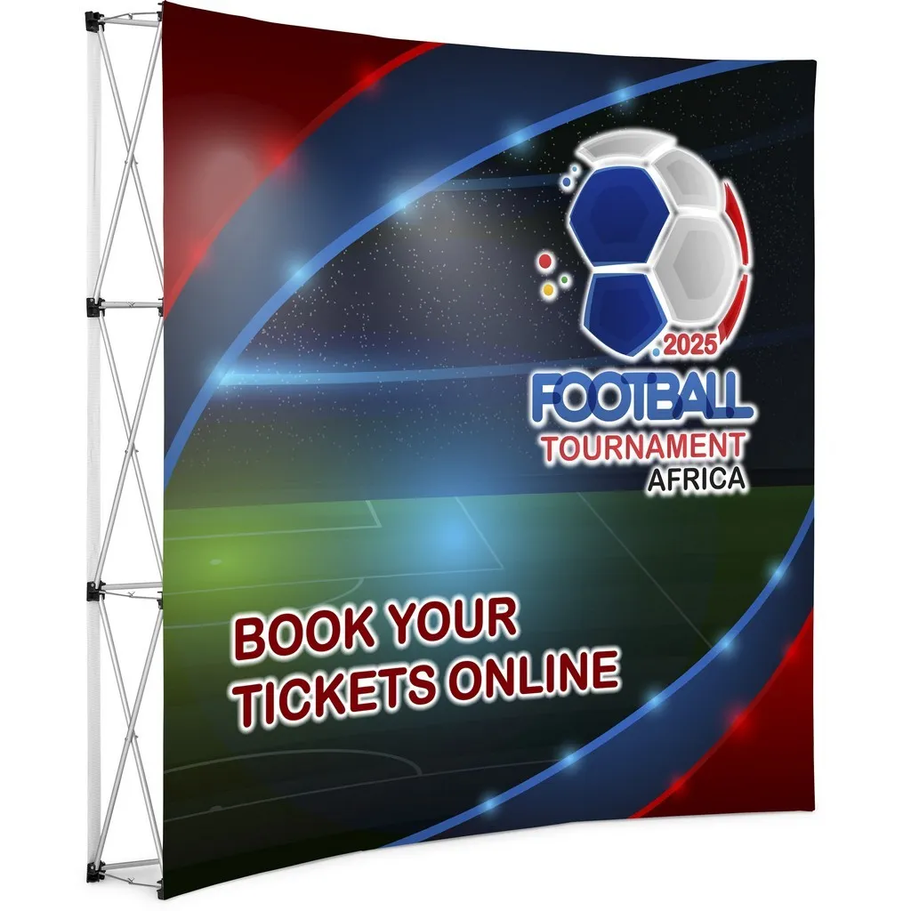 Legend Curved Banner Wall 2.15 X 2.25m