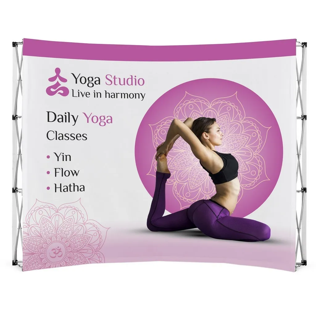 Legend Curved Banner Wall 2.85 X 2.25m