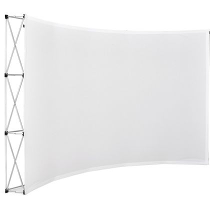 Legend Curved Banner Wall 3.5 X 2.25m